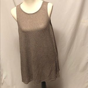 Forever 21 Gray & Black Sleeveless Dress